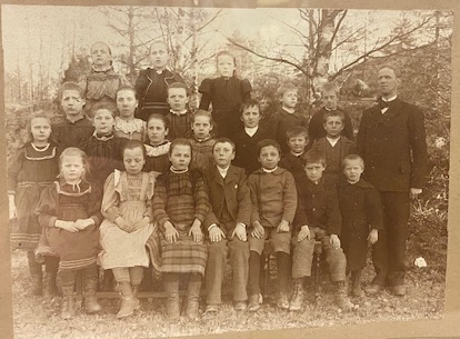 Tønnerød skole, Bærøeveien ca. 1900